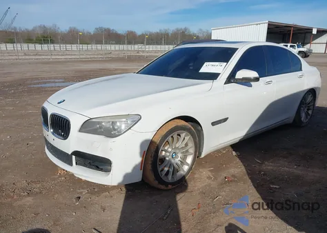 2014 BMW 750I xDrive from USA, damaged, VIN WBAYB6C58ED224993